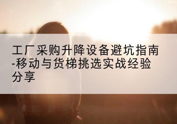 六枝特移动式升降机怎么选-工厂采购升降设备避坑指南-移动与货梯挑选实战经验分享